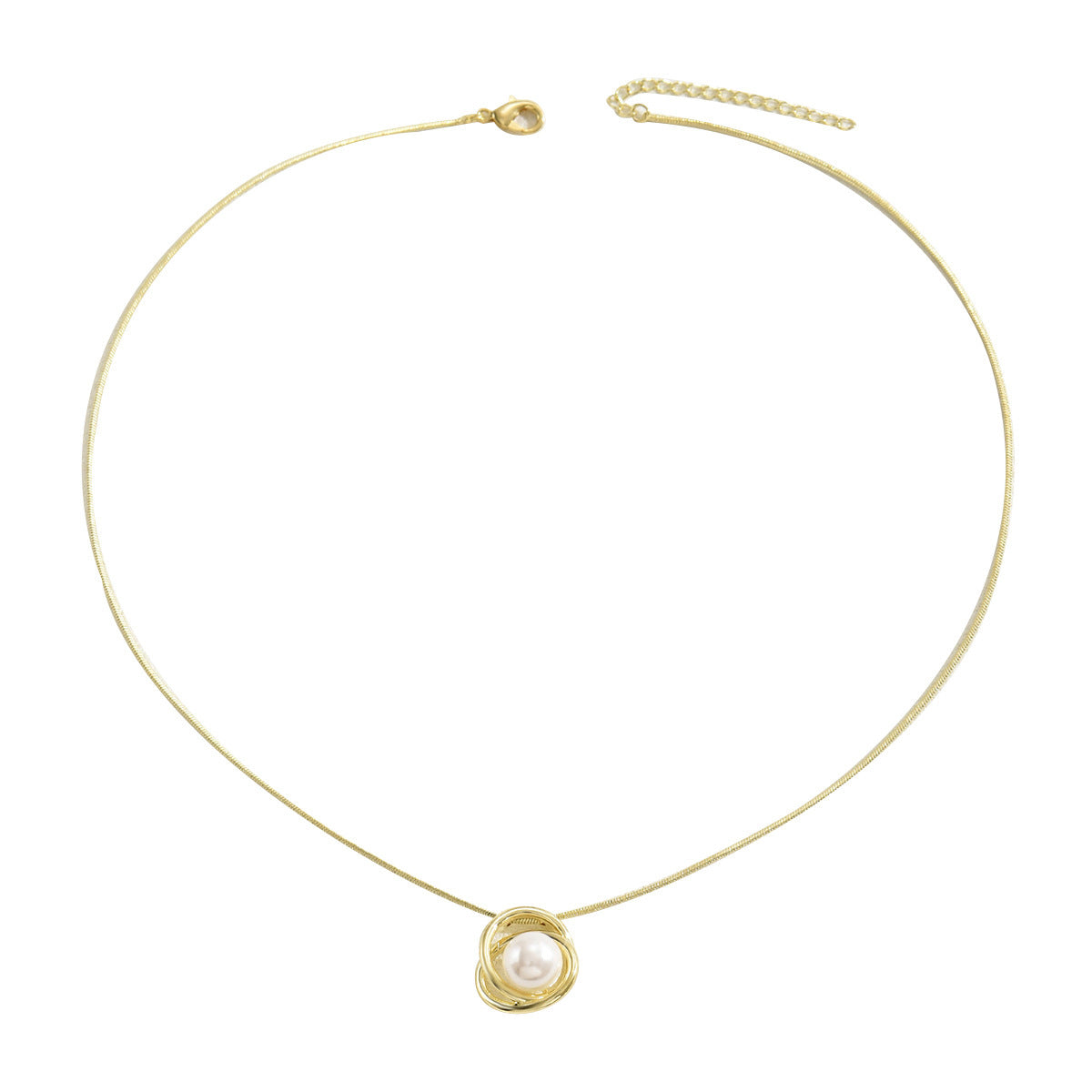 Women's Necklace Niche String Pearl