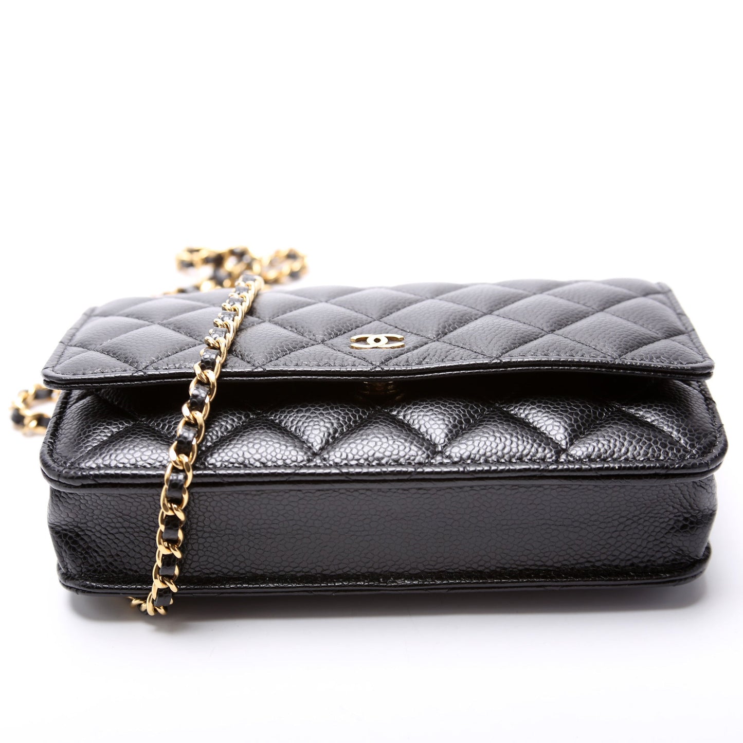 WOC Classic Quilted Caviar RFID