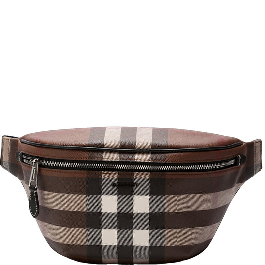 Cason Check E-Canvas Bum Bag