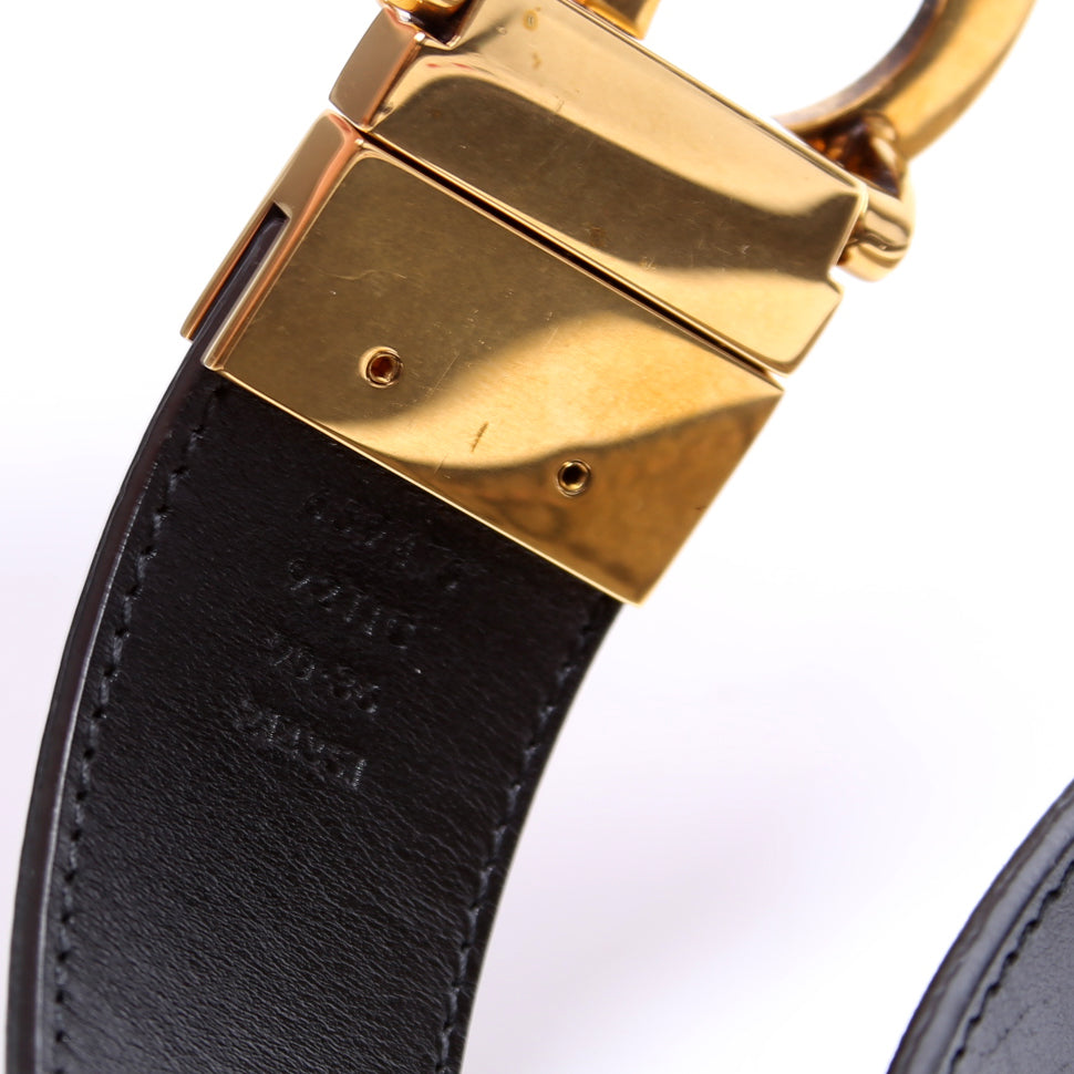 GG Marmont Reversible GG Supreme/Leather Belt Size 90/36