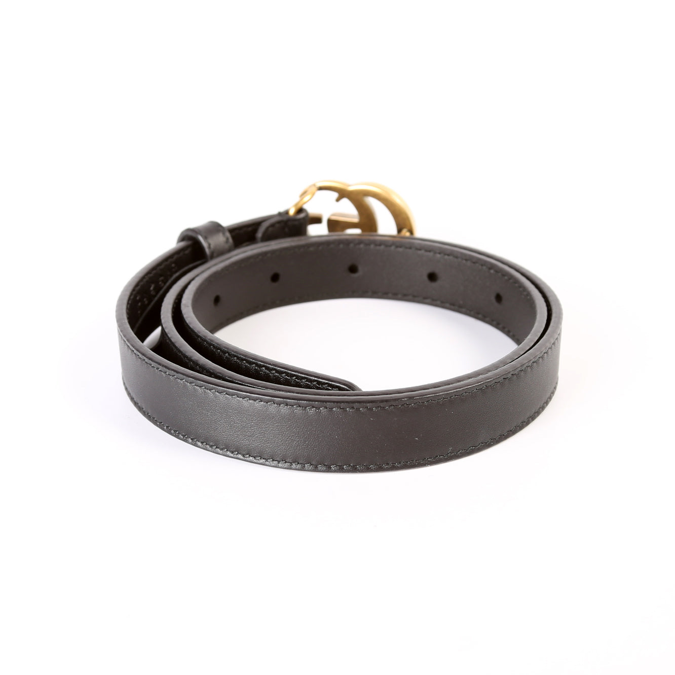 409417 GG Marmont Thin Belt Size 70/28