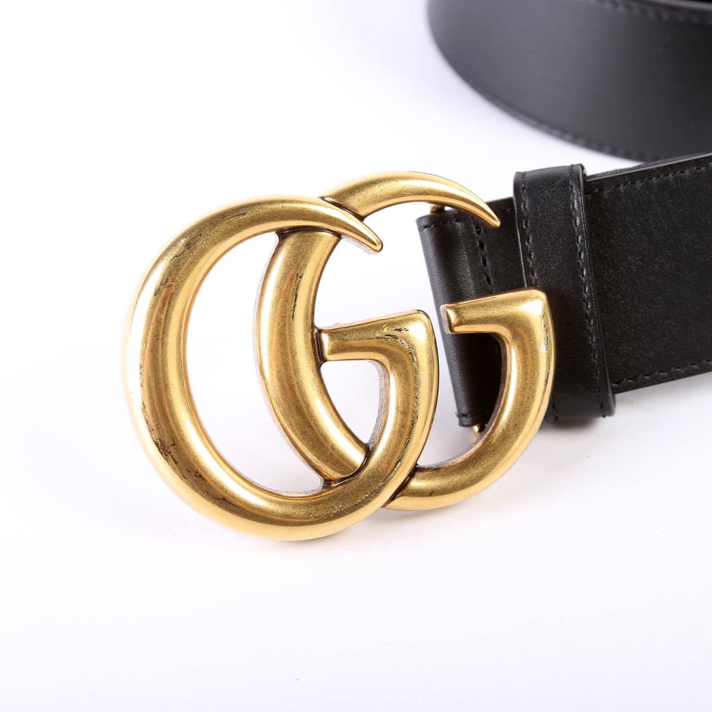 397660 Marmont GG Leather Belt Size 90/36