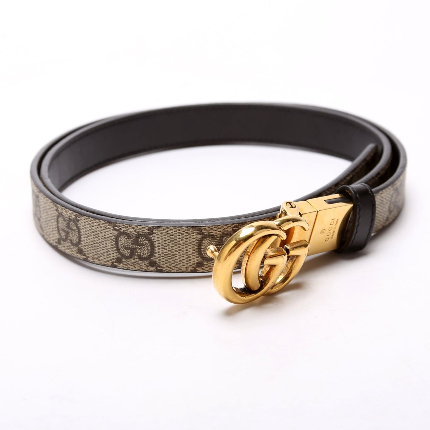 659418 GG Marmont Thin Reversible Supreme/Leather Belt Size 90/36