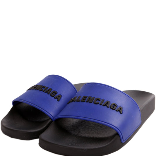 Bicolor Rubber Pool Slides Size 38