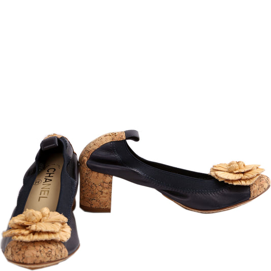 Spirit Pumps Cork/Lambskin Size 35.5