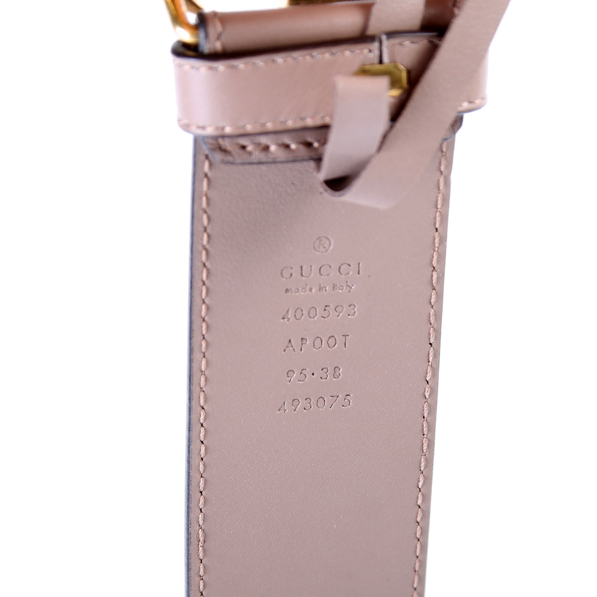 400593 Marmont GG Leather Belt Size 95/38