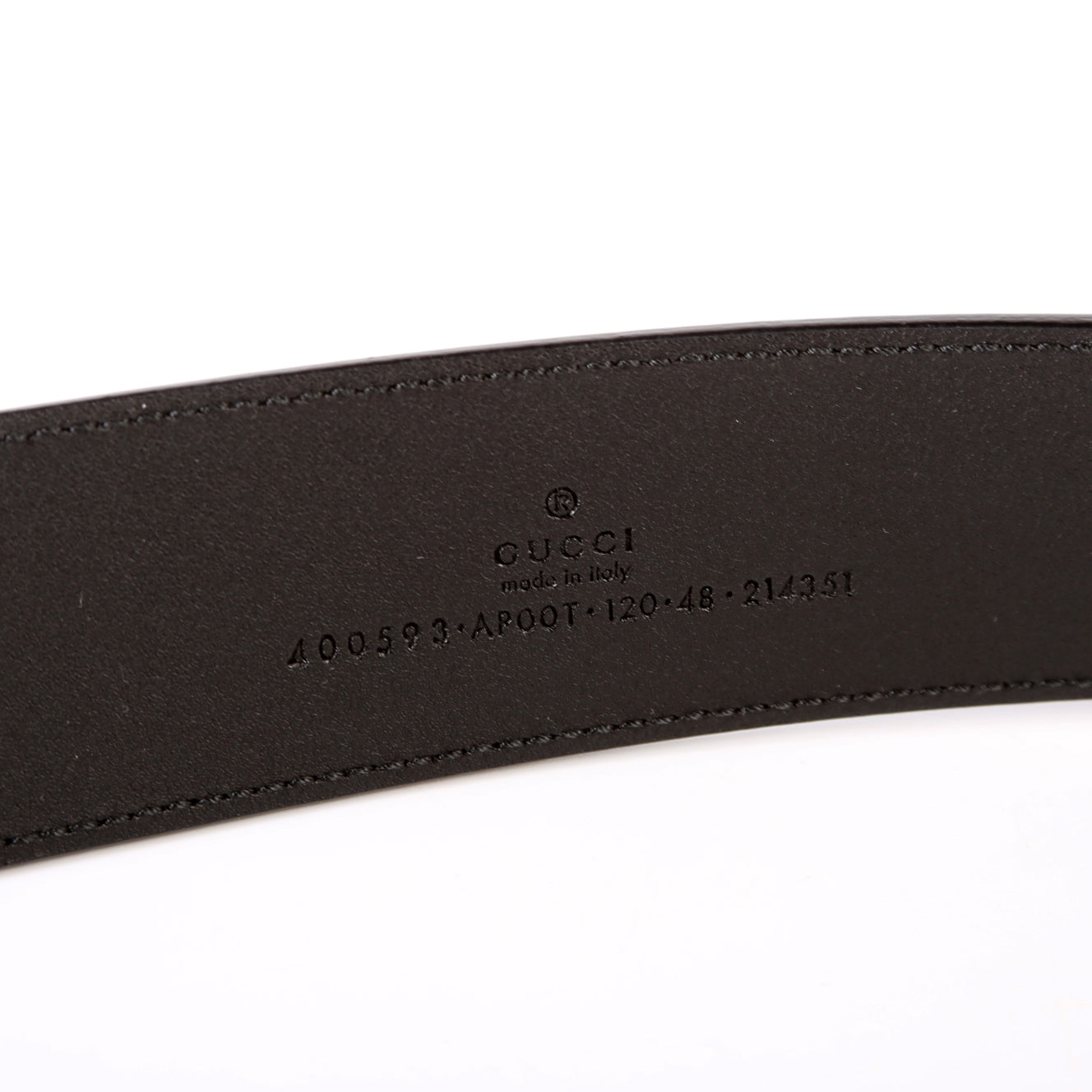 400593 Marmont GG Leather Belt Size 120/48