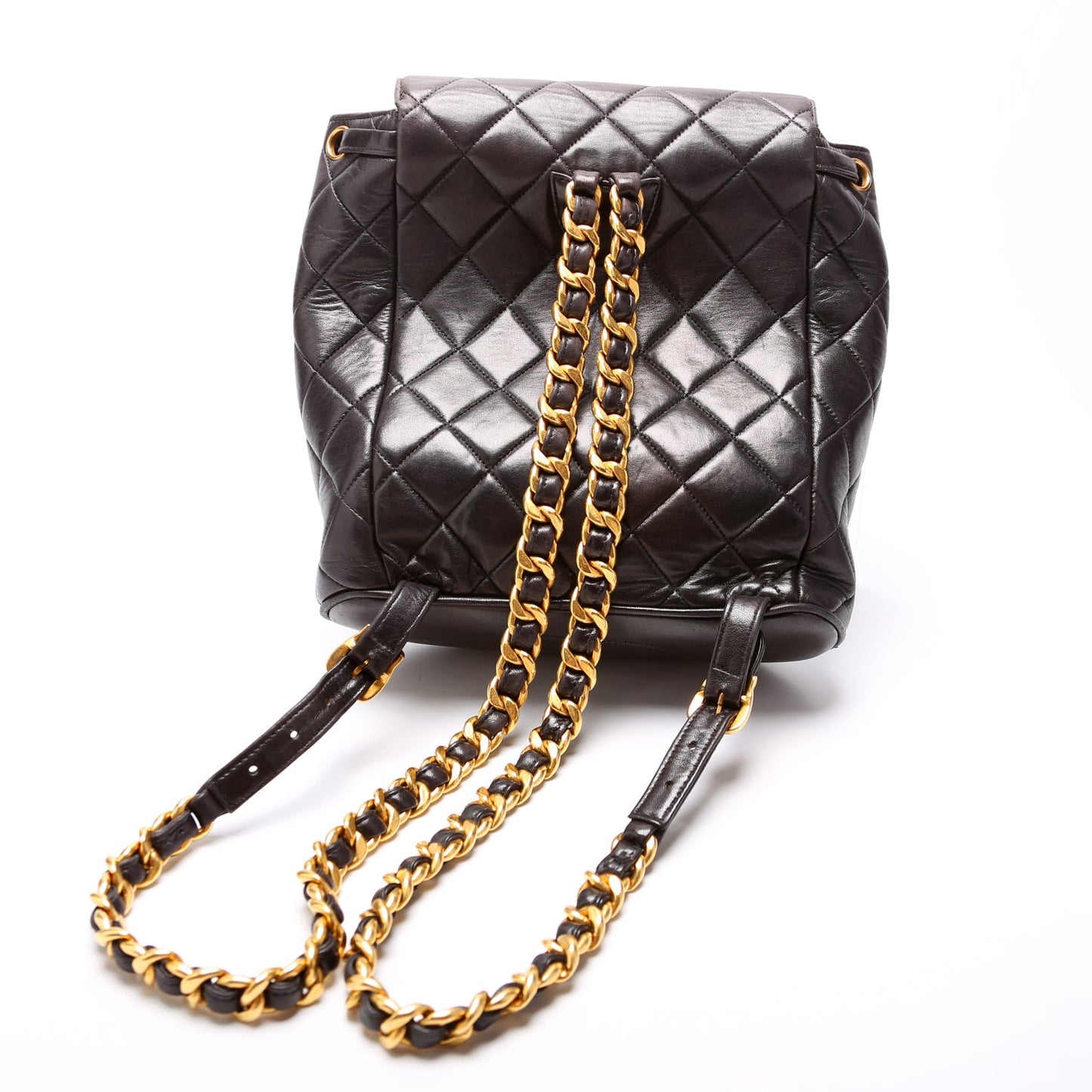 Vintage Quilted Lambskin Mini Duma Backpack