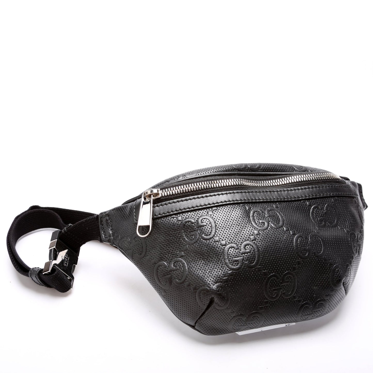 GG Embossed Belt Bag 658582 Black