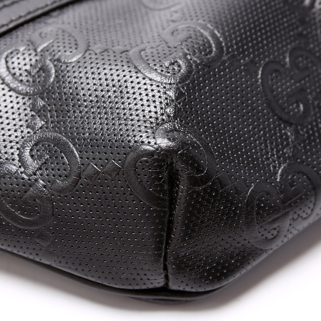 GG Embossed Belt Bag 658582 Black