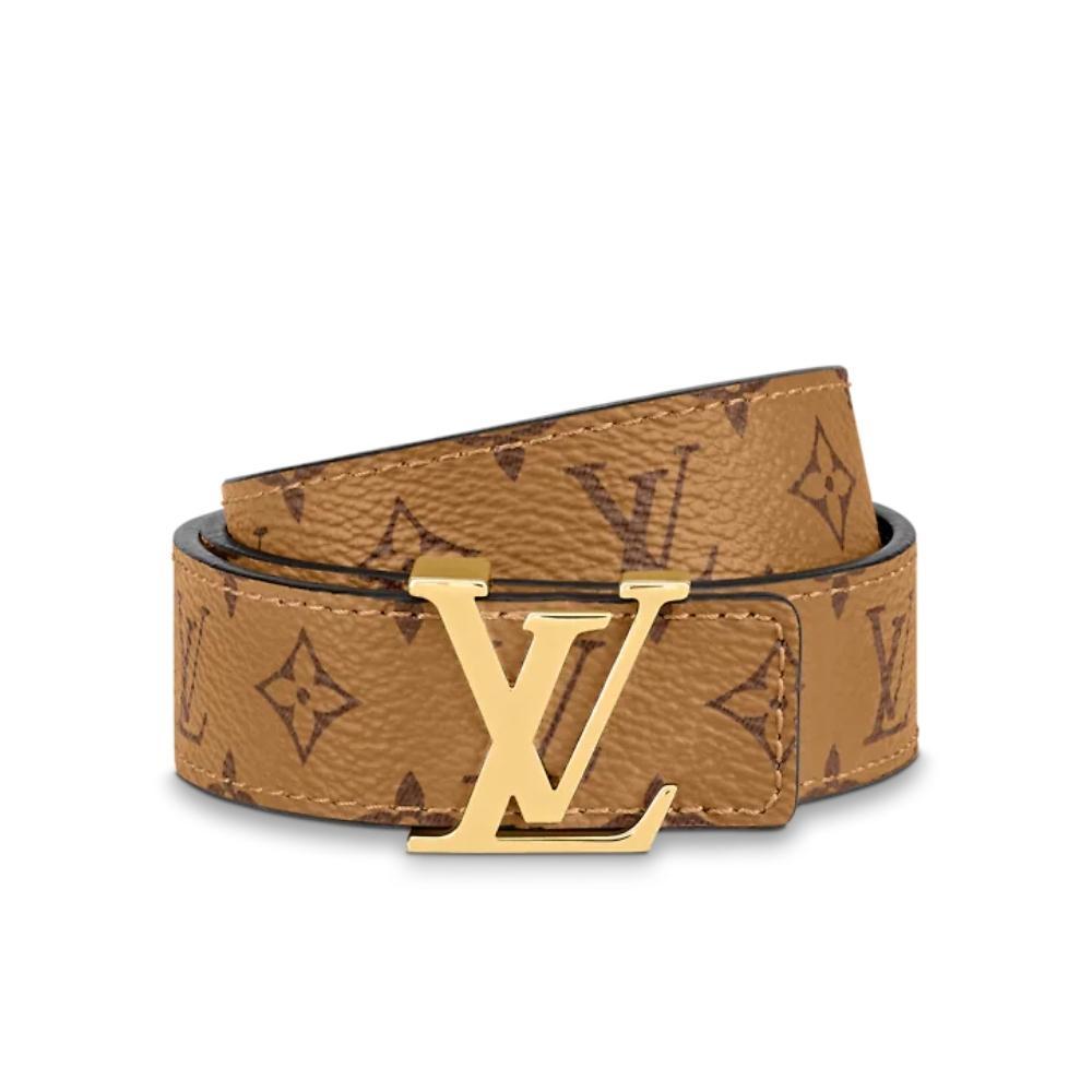 Leather belt Louis Vuitton-LV INITIALES 25MM BELT