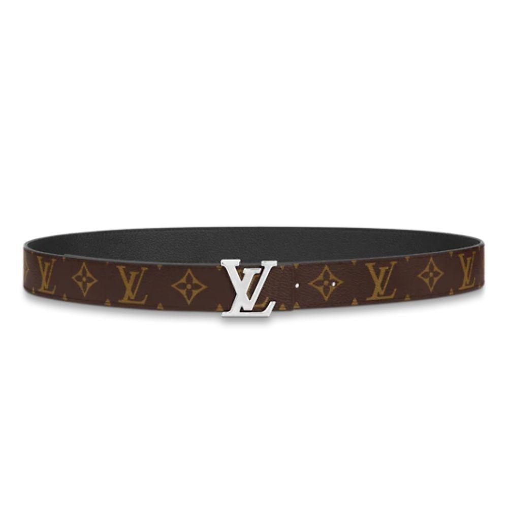 Leather Belt Louis Vuitton-LV INITIALES 30MM REVERSIBLE BELT