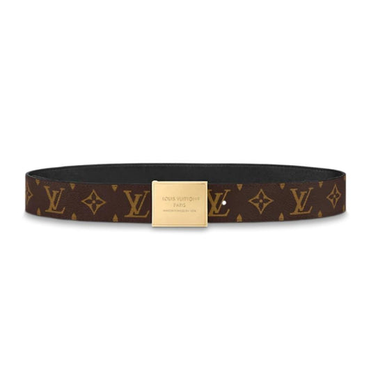 Leather Belt Louis Vuitton-MILITARY 35MM REVERSIBLE BELT