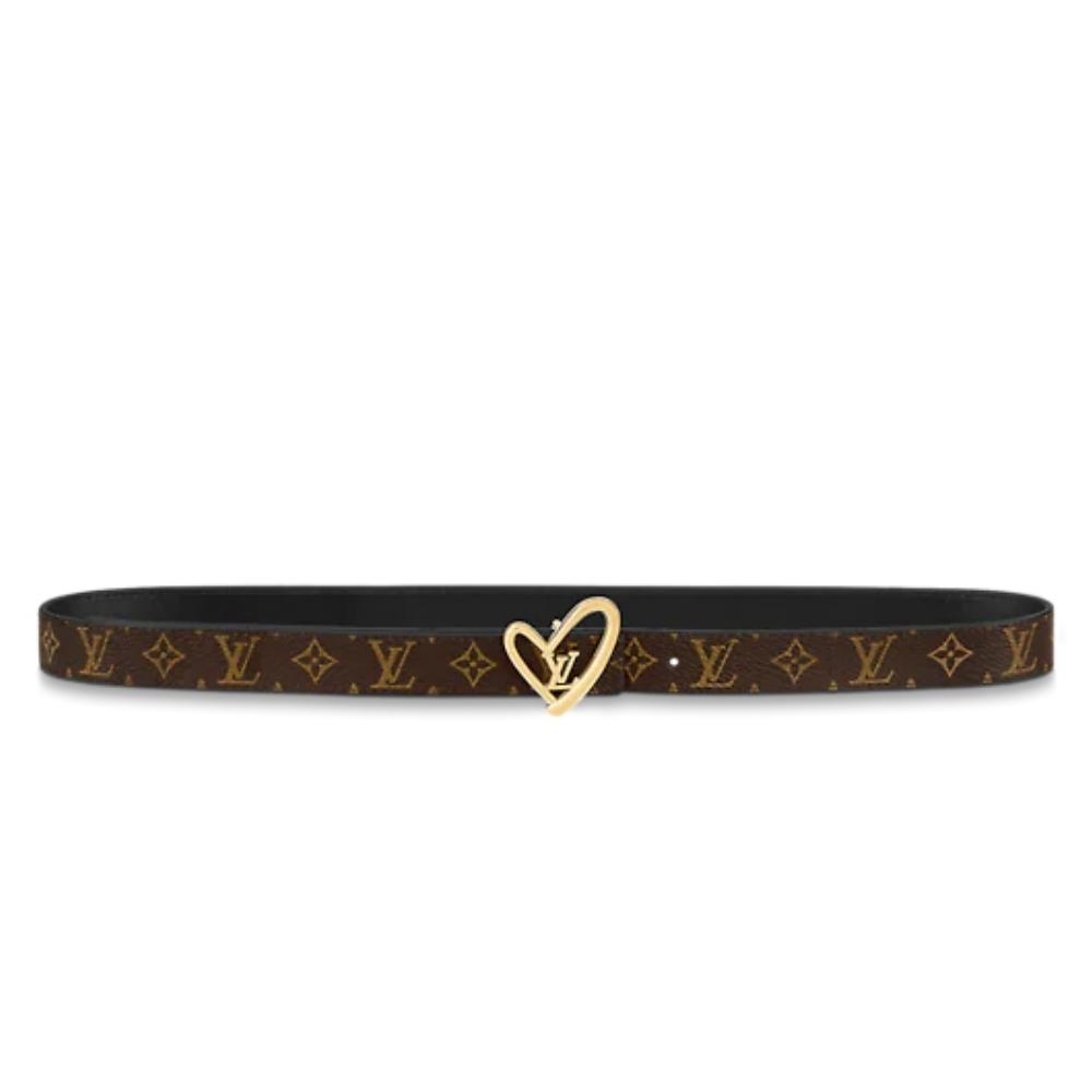 Leather Belt Louis Vuitton-Fall in Love Reversible 20MM Belt