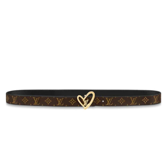 Leather Belt Louis Vuitton-Fall in Love Reversible 20MM Belt