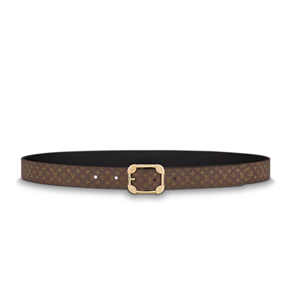 Leather belt Louis Vuitton- LV Malletier 25MM