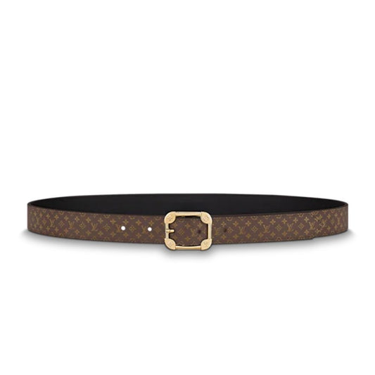 Leather belt Louis Vuitton- LV Malletier 25MM