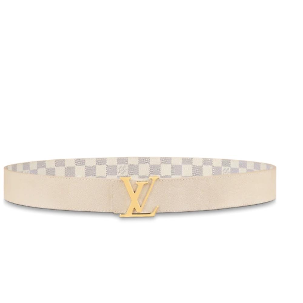 Leather belt Louis Vuitton-LV INITIALES 40MM REVERSIBLE BELT