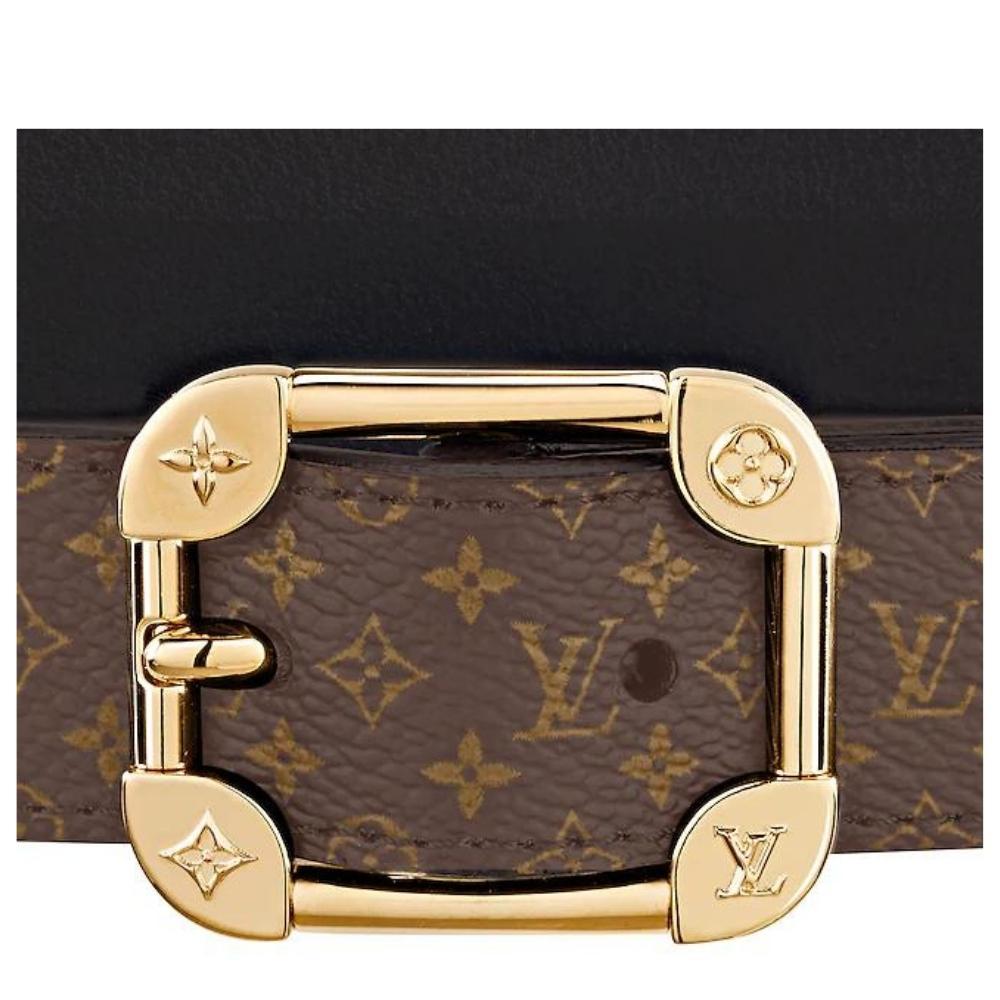 Leather belt Louis Vuitton- LV Malletier 25MM