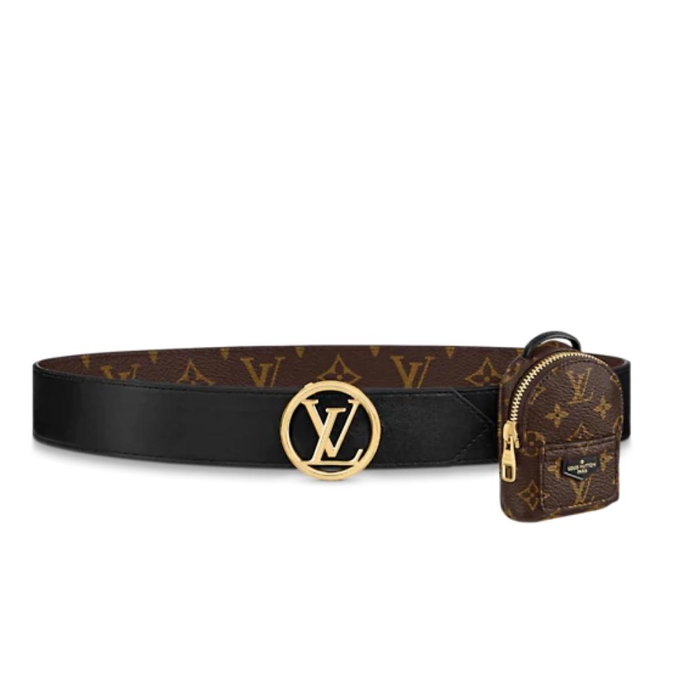 Leather belt Louis Vuitton-LV PALM SPRING 35MM BELT