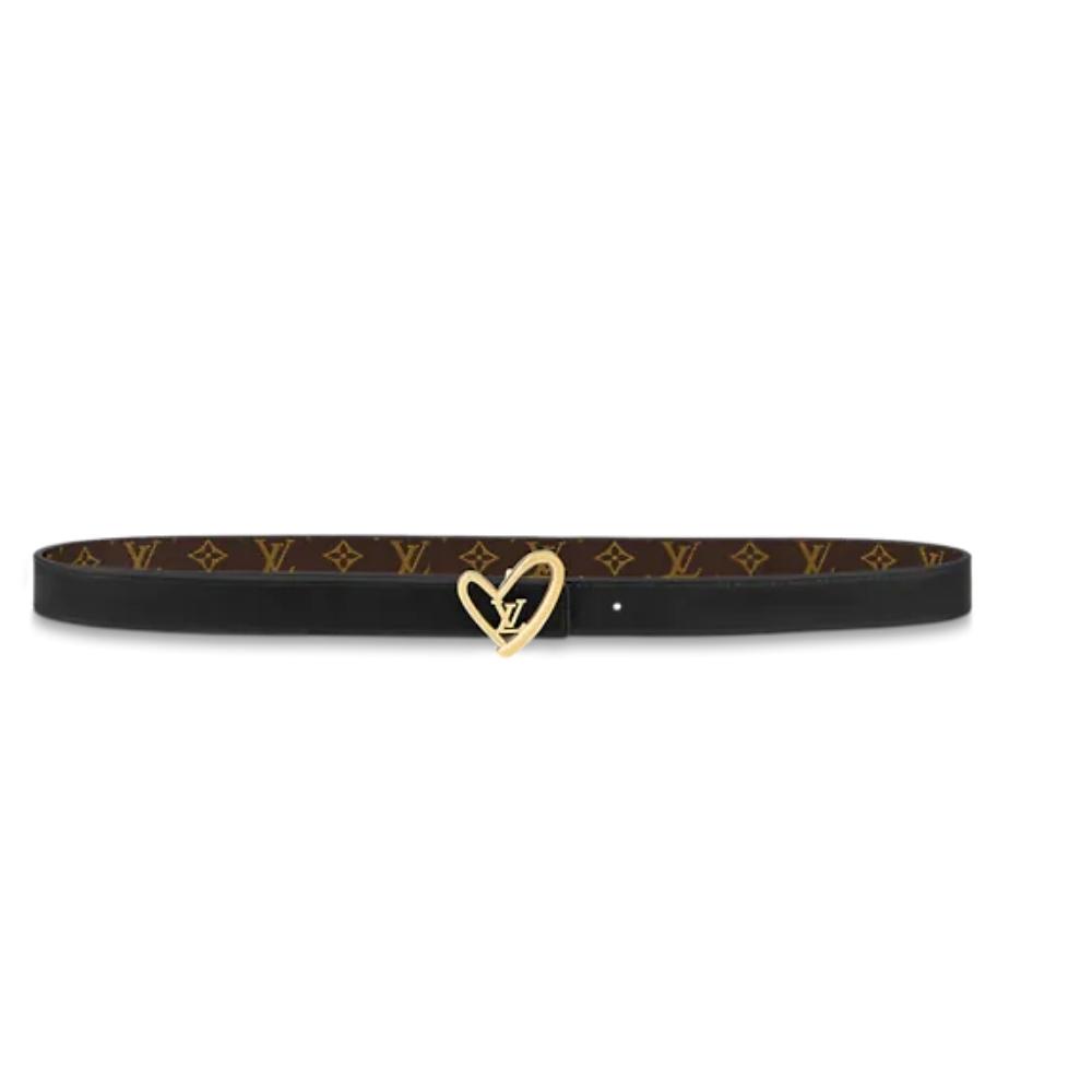 Leather Belt Louis Vuitton-Fall in Love Reversible 20MM Belt