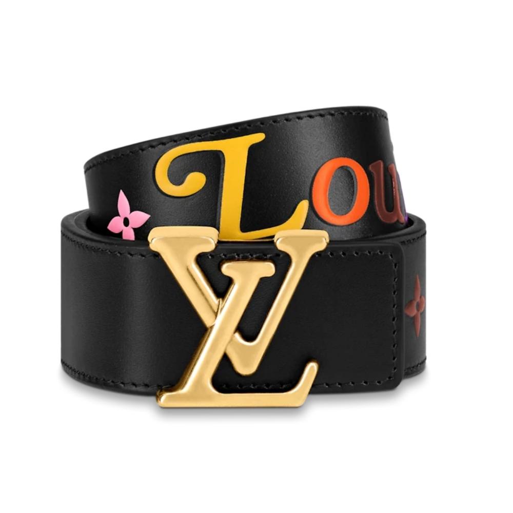 Leather belt Louis Vuitton-New Wave 35 MM Belt