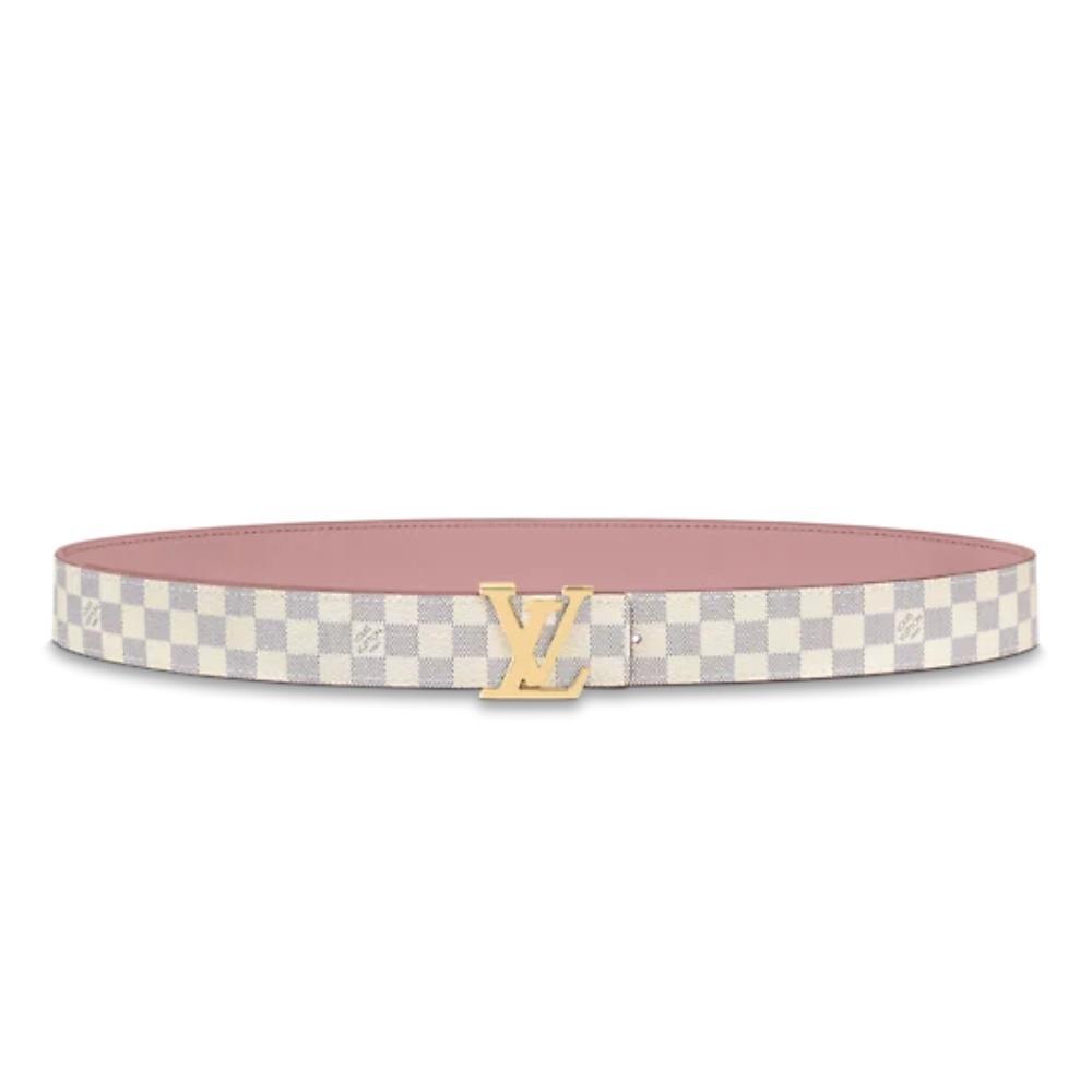 Leather Belt Louis Vuitton-LV INITIALES 30MM REVERSIBLE BELT