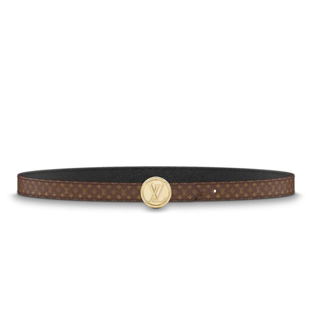 Leather belt Louis Vuitton- Circle 20MM Reversible Belt