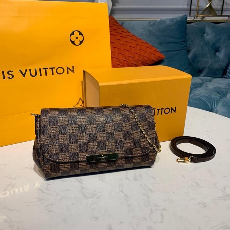 Louis Vuitton Damier Ebene Canvas Favorite MM