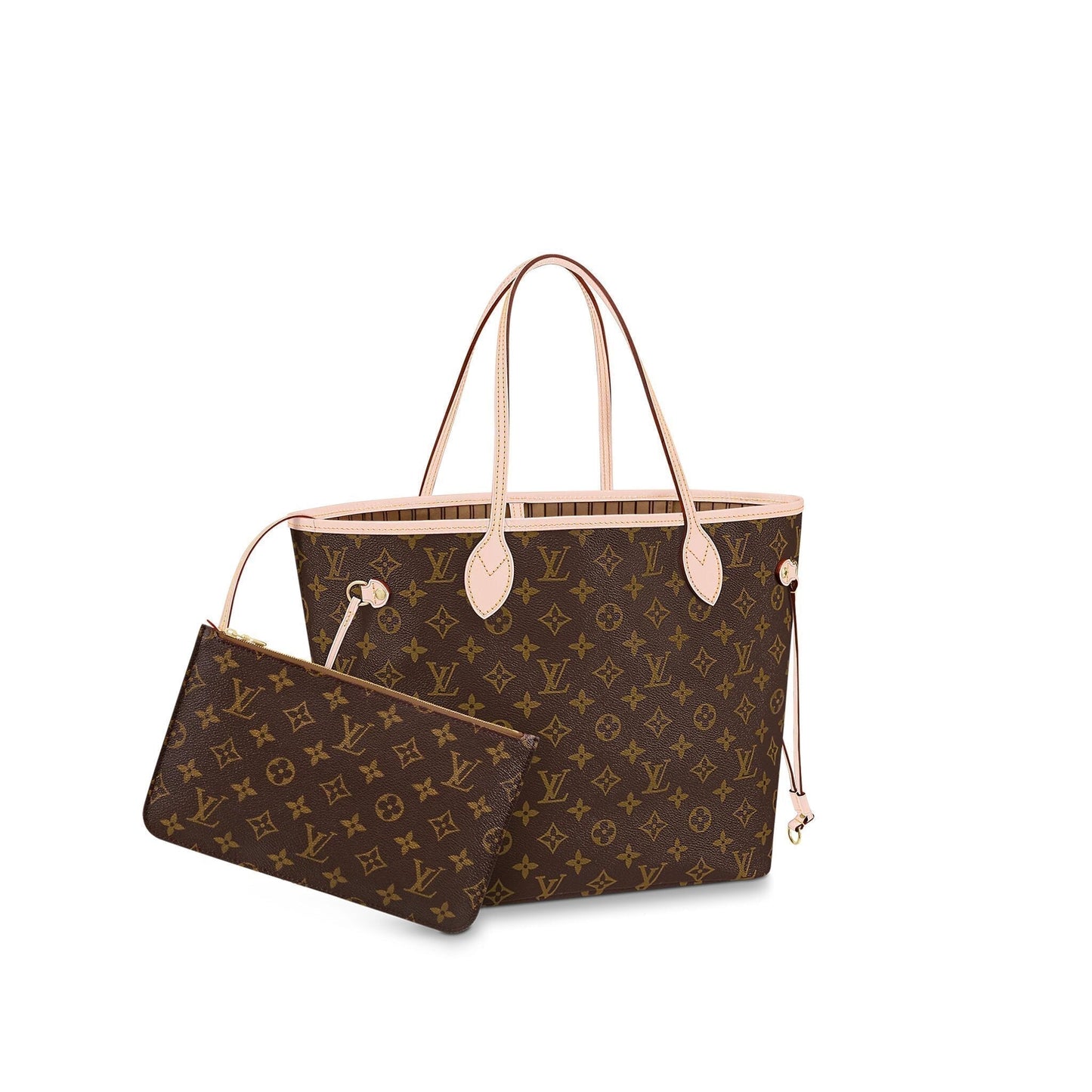 LV Neverfull MM Beige