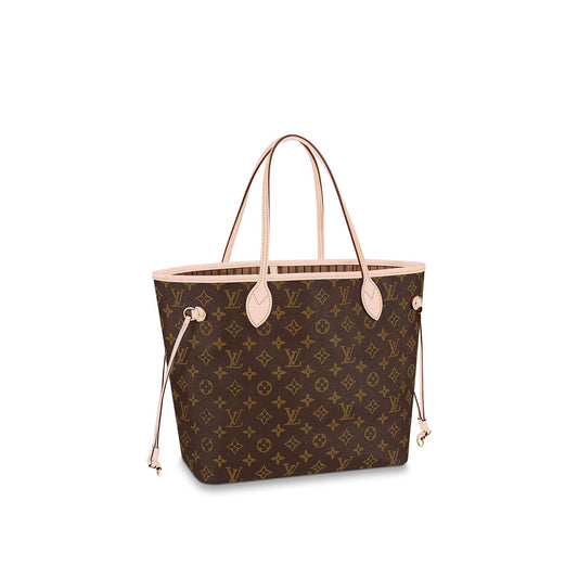 LV Neverfull MM Beige