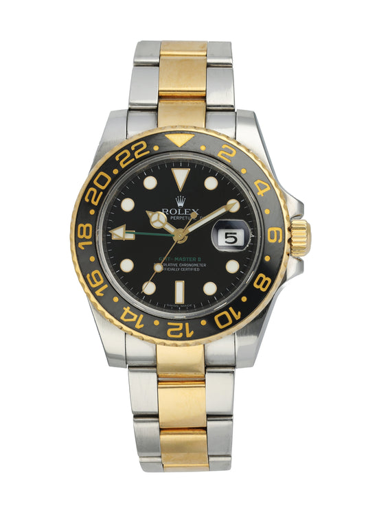 Rolex Oyster Perpetual GMT-Master II 18K 116713 Mens Watch